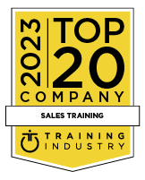 Training Industry - Top 20 Sales Training and enablement company badge